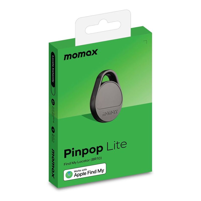 Momax PinPop Lite Find My Tracker - Black