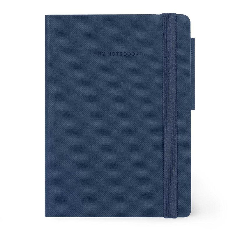 Legami Notebook - My Notebook - Small Plain - Galactic Blue (9.5 x 13.5 cm)
