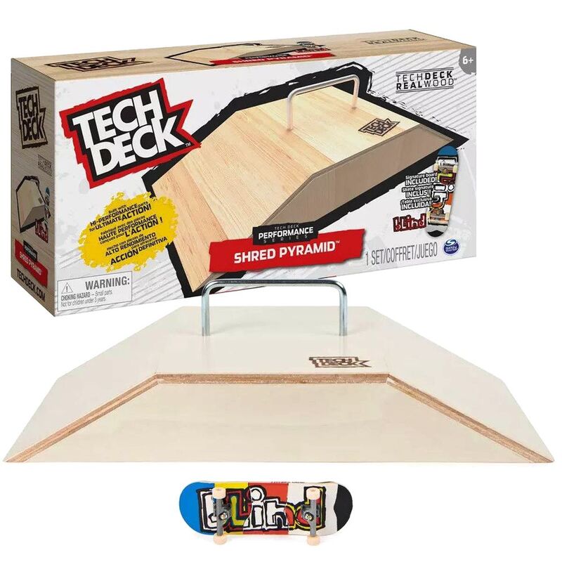 Spin Master Tech Deck Wood Shred Pyramid Set