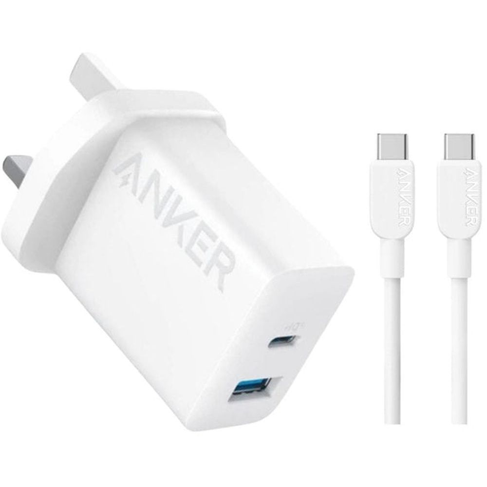 Anker Charger 20W 2-Port with USB-C Cable