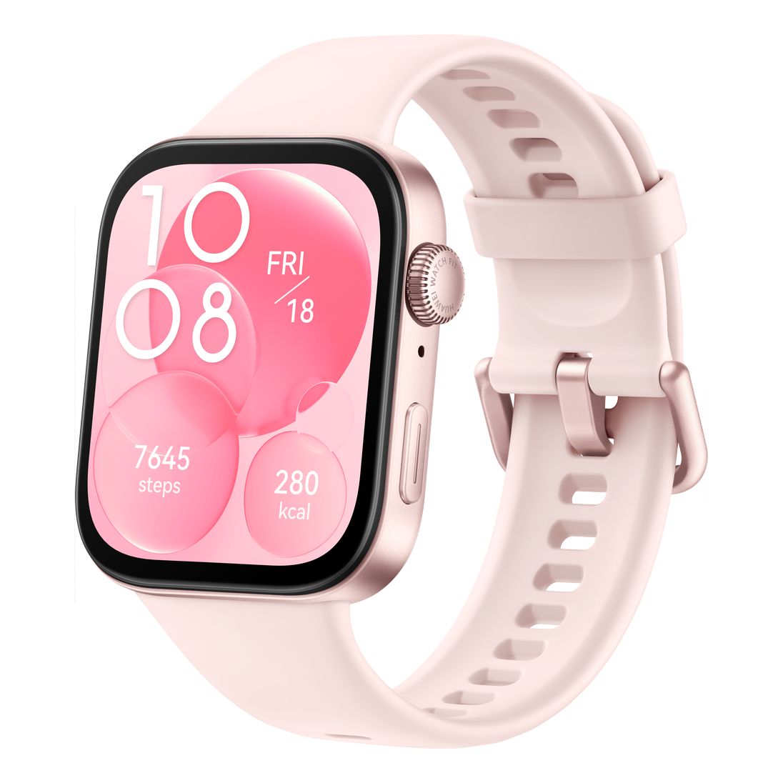 Huawei Watch GT Fit 3 Smartwatch - Pink Fluorescent Strap