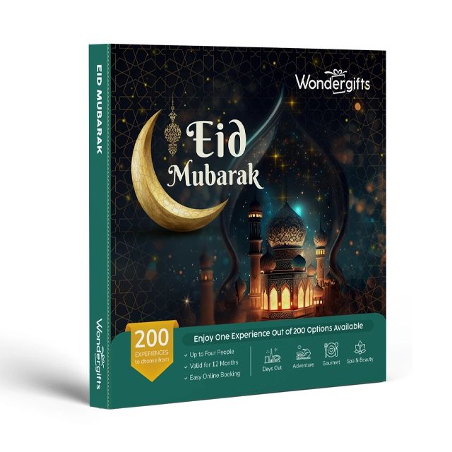 Wondergifts Eid Mubarak Package Gift Experience Box - Exciting Activities, Dining and More for the Entire Family