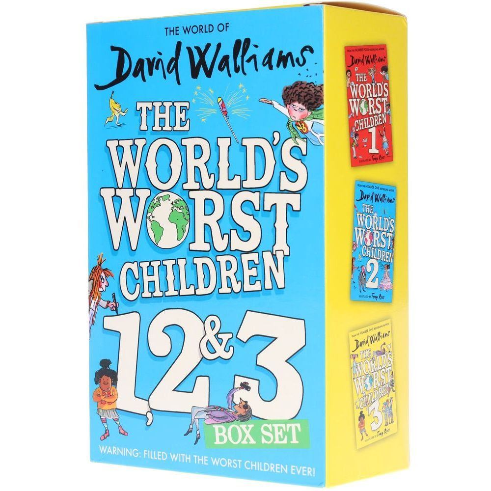 The World Of David Walliams - The World's Worst Children 1 - 2 & 3 Box Set | David Walliams