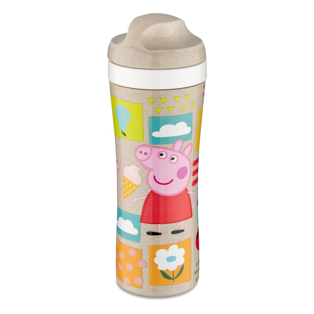 Koziol Oase Peppa Pig Water Bottle 425ml - Sand