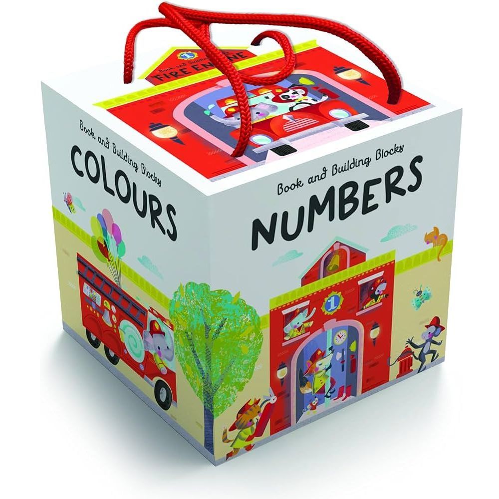 Book & Blocks Tower Fire Engine | Yoyo Books