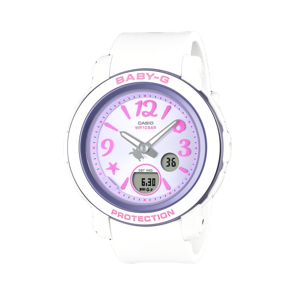 Casio Bga-290Us-6Adr Baby-G Casual Women'S Watch - Purple/White