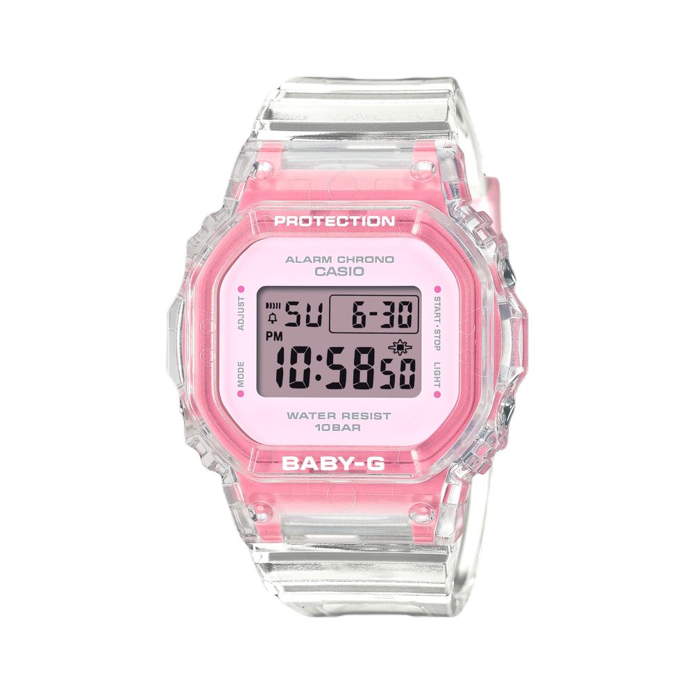 Casio Bgd-565Sj-7Dr Baby-G Casual Women'S Watch - Transparent/Transparent