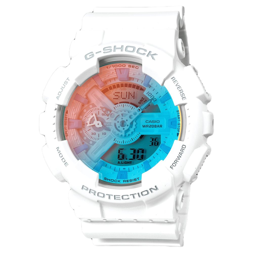 Casio Ga-110Tl-7Adr G-Shock Casual Men'S Watch - White/White