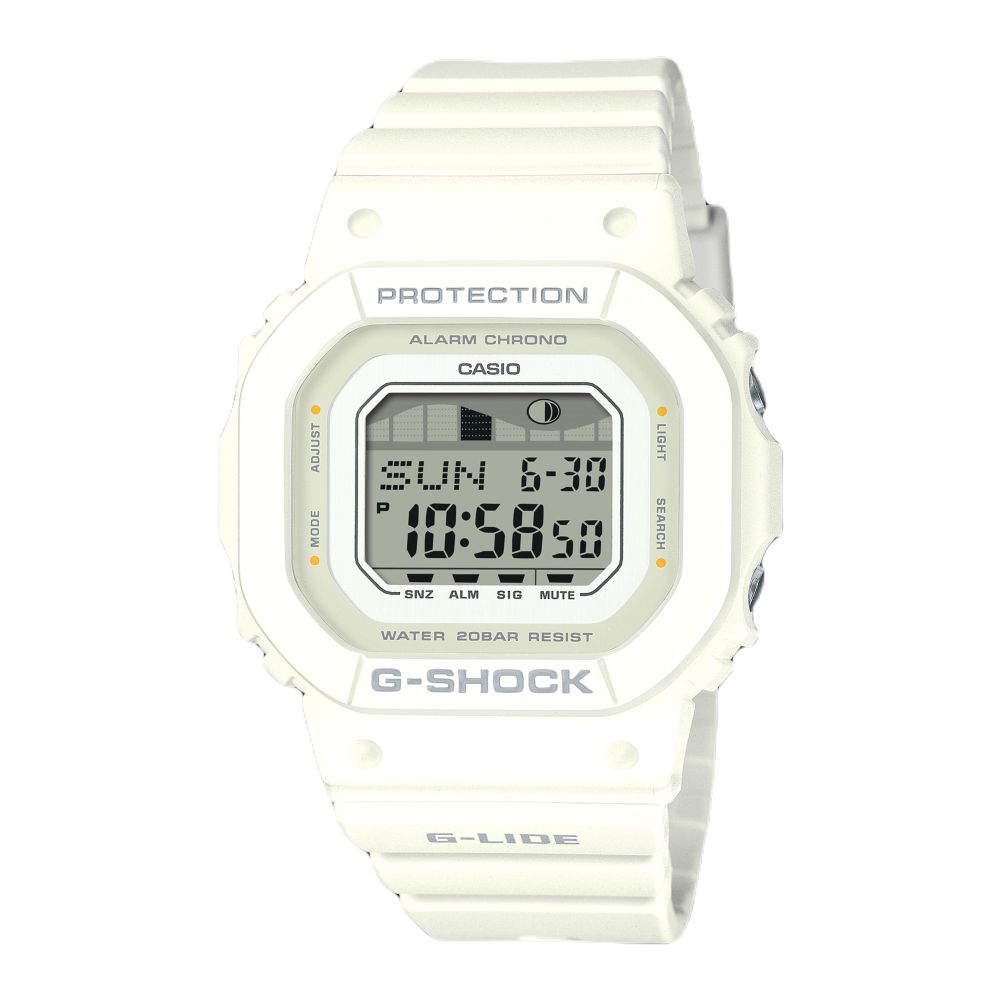 Casio Glx-S5600-7Bdr Baby-G G-Lide Glx-S5600-2Dr Women'S Watch - White/White