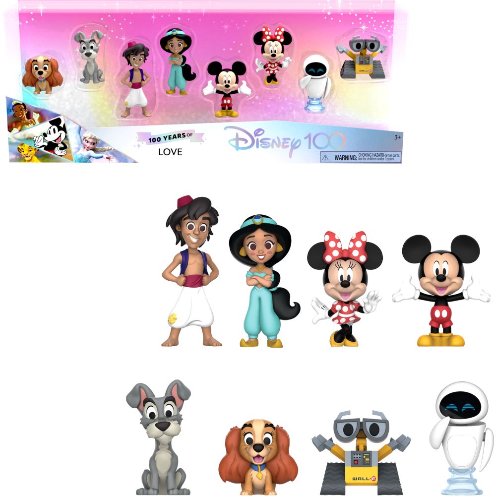 Disney 100 Celebration Figures 100 Years Of Love (Pack of 8)