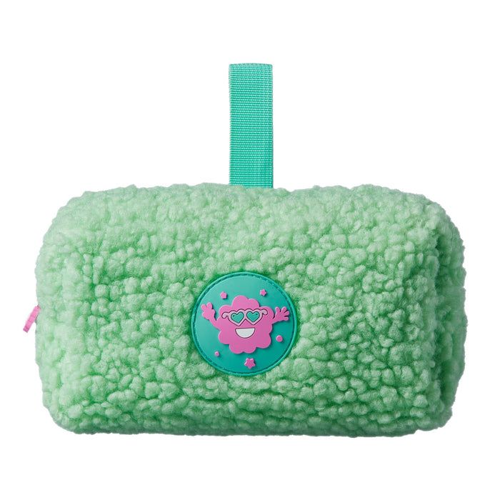 Tinc Mintees Fluffy Pencil Case Cyan