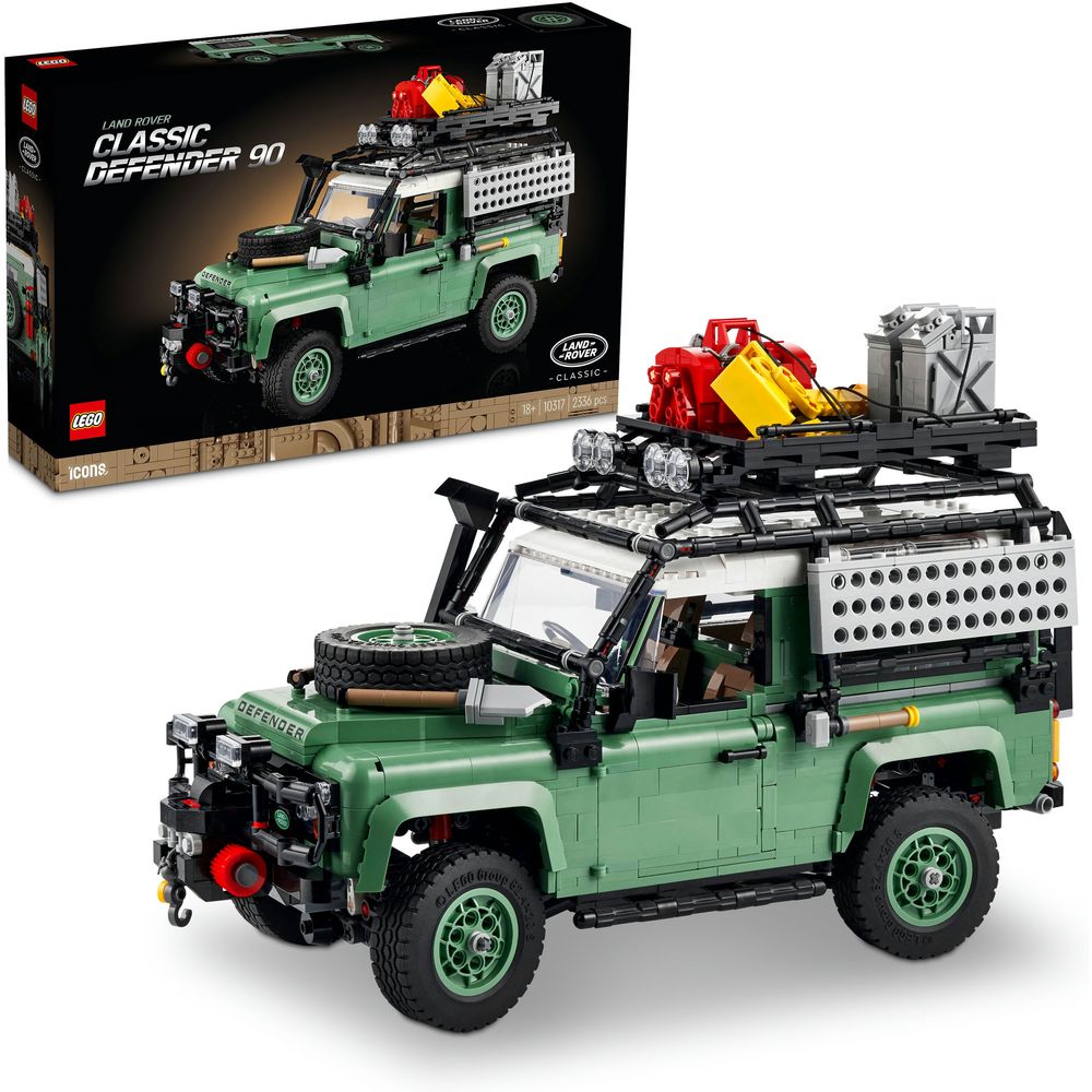LEGO Icons Land Rover Classic Defender 90 10317 Building Kit (2336 pieces)