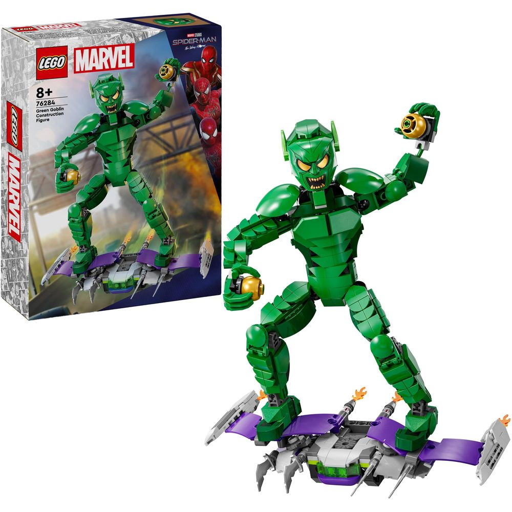 LEGO Marvel Green Goblin Construction Figure 76284 Building Set (471 pieces)