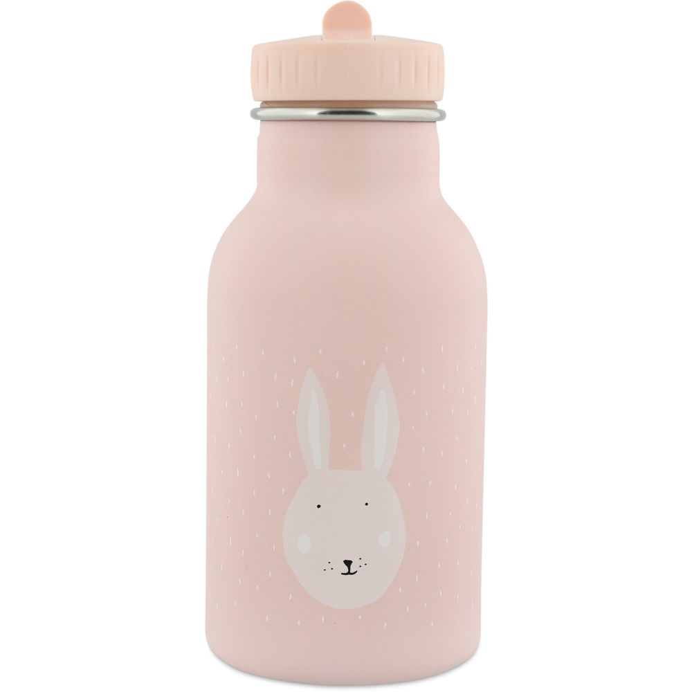 Trixie Mrs. Rabbit Insulated 350ml Water Bottle - Light Pink