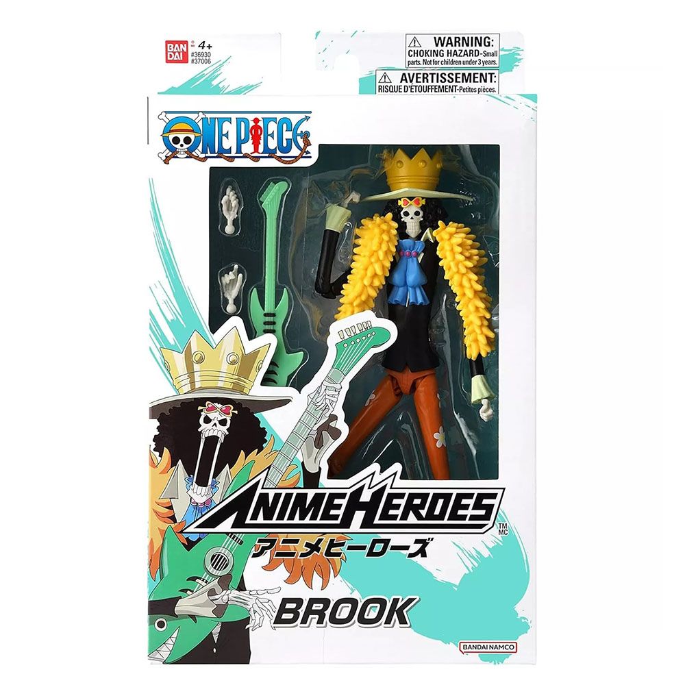 Bandai Anime Heroes One Piece Brook 7-Inch Action Figure