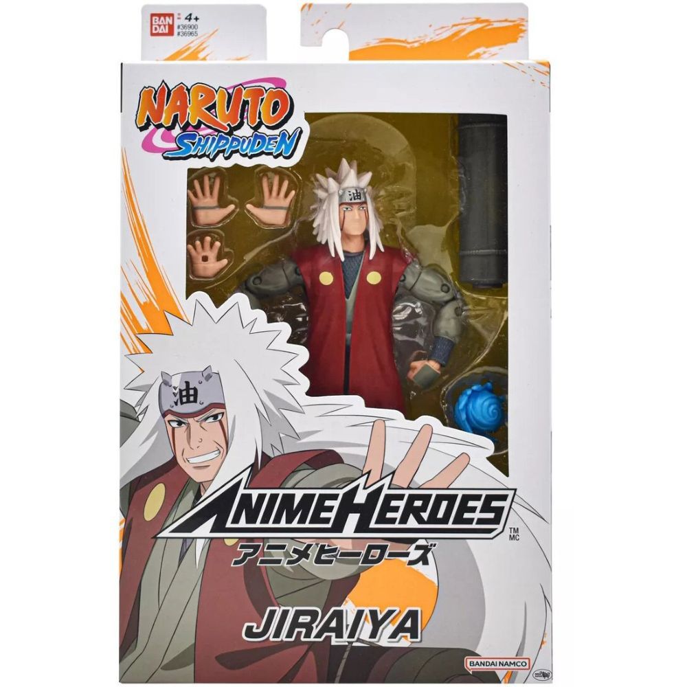 Bandai Anime Heroes Naruto Jiraiya 6.5-Inch Action Figure