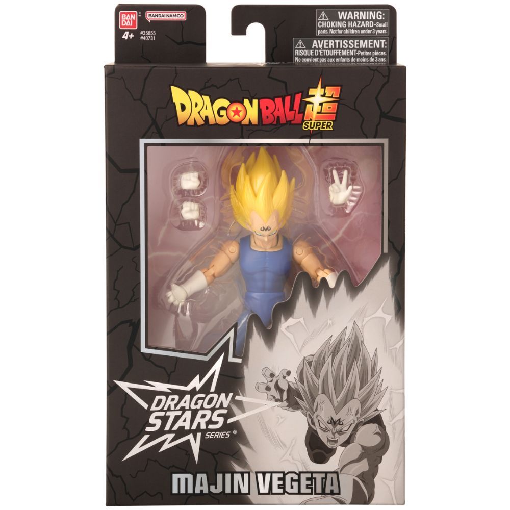 Bandai Dragonball Stars Majin Vegeta 6.5-Inch Action Figure