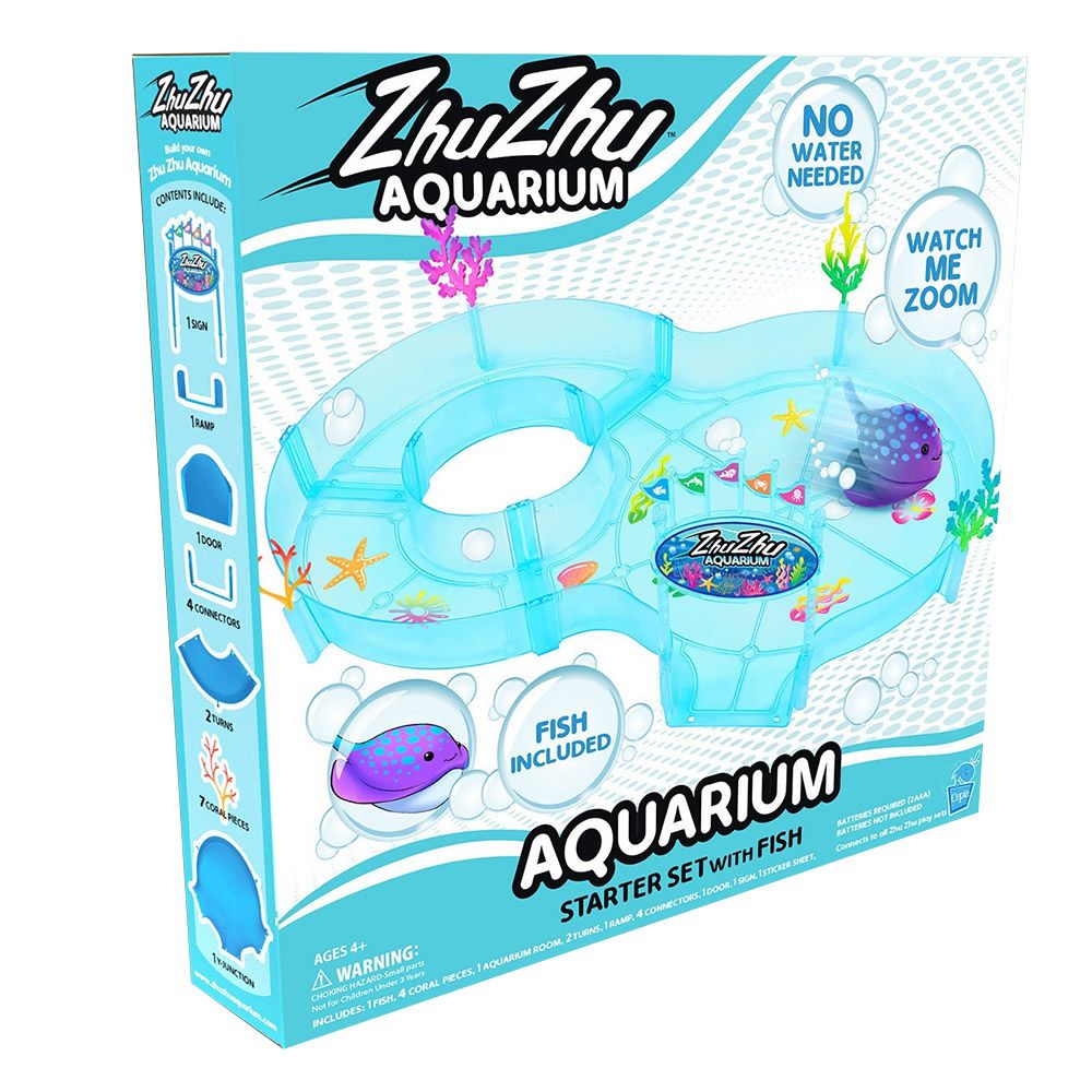 Zhu Zhu Pets Aquarium Starter Set With Fish Playset