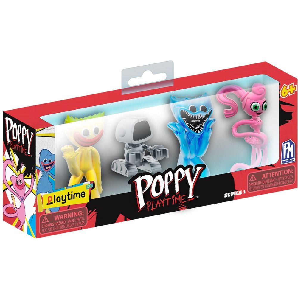 Poppy Playtime 3 Inch Action Figure (Pack of 4)