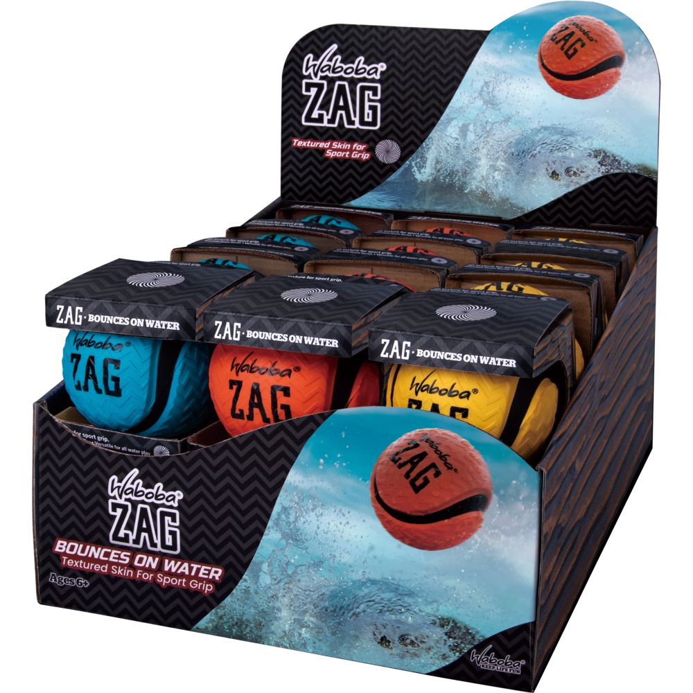 Waboba Zag Ball (80Mm) Water Bouncing Ball (Assorted - Includes 1)