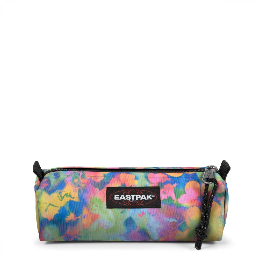 Eastpak Benchmark Single Pencil Case - Flowerblur Mix - Small