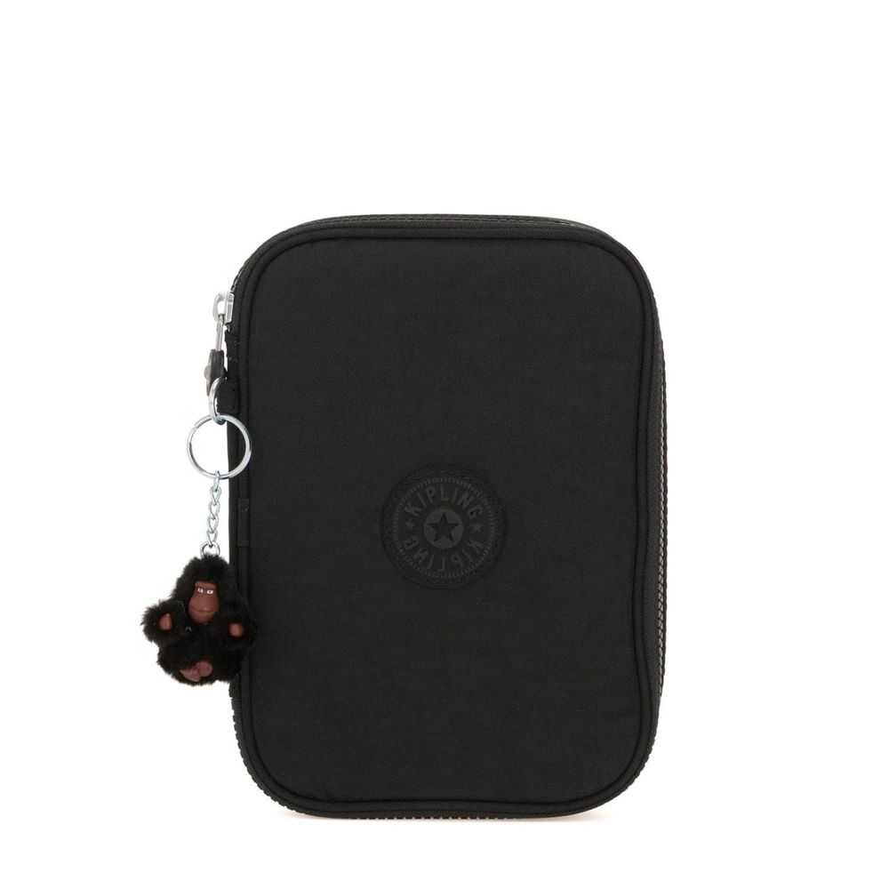 Kipling 100 Pens Pencil Case - True Black - Large