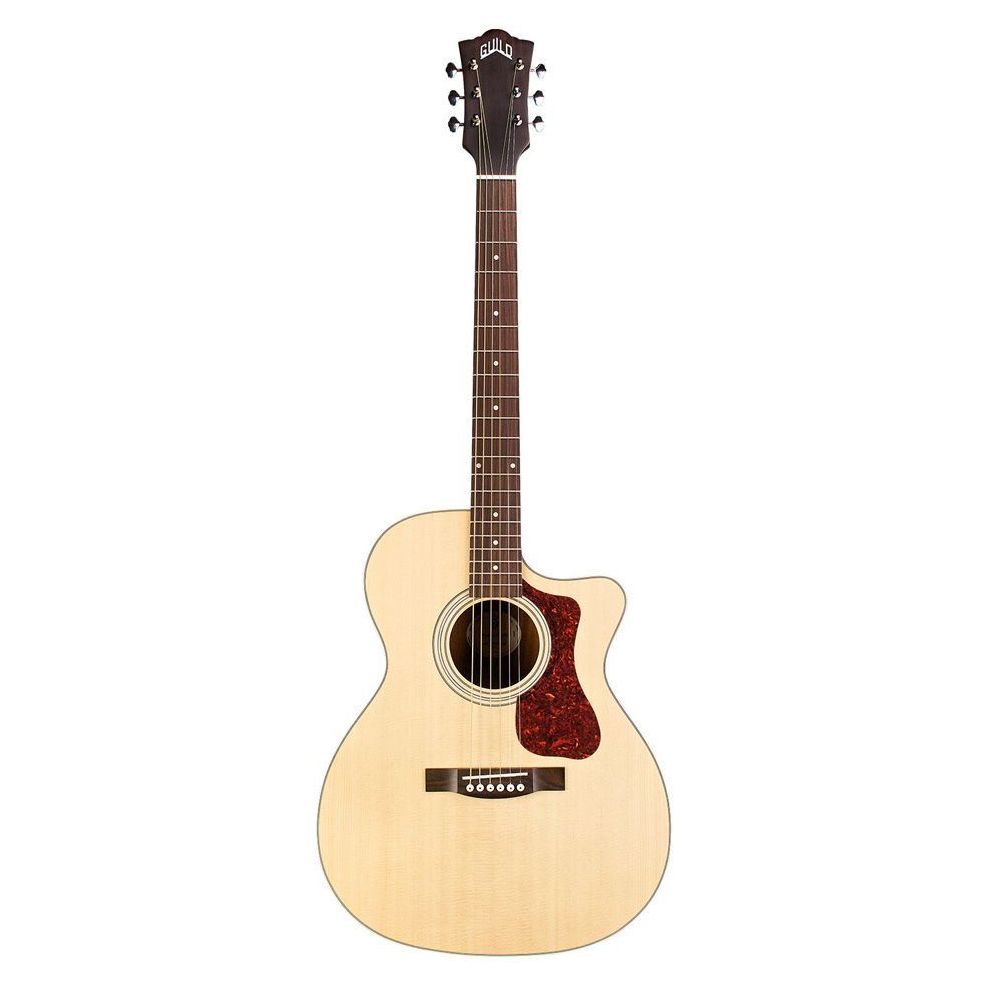 Guild OM-240CE Orchestra Acoustic-Electric Guitar with Cutaway - Natural