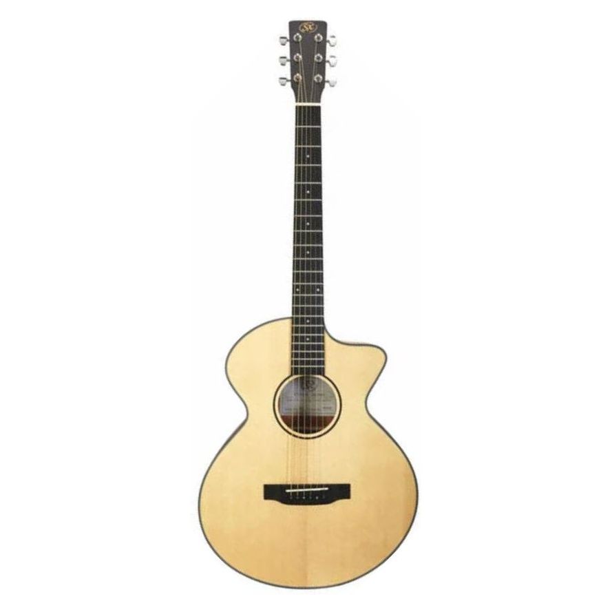 SX SAG4 Natural Matte Acoustic Guitar