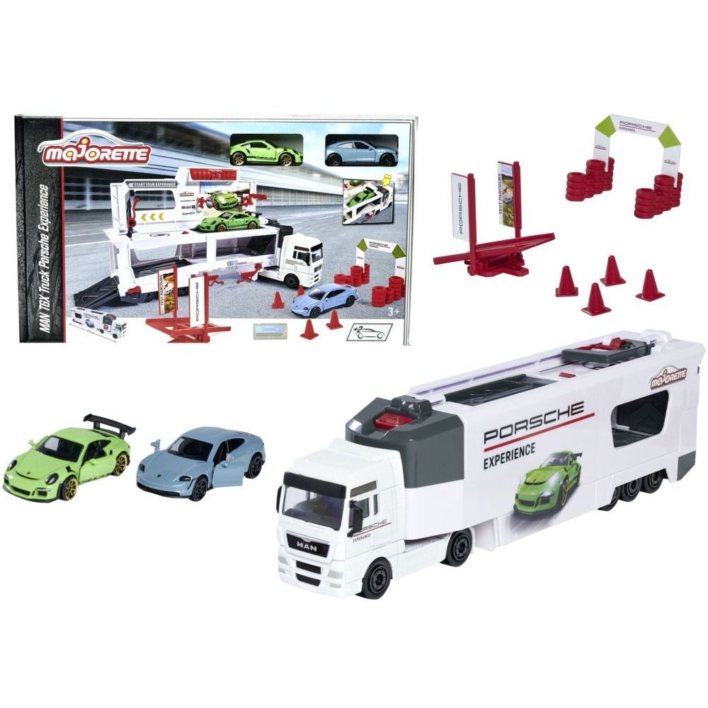 Majorette Man Tgx Truck Porsche Experience Playset