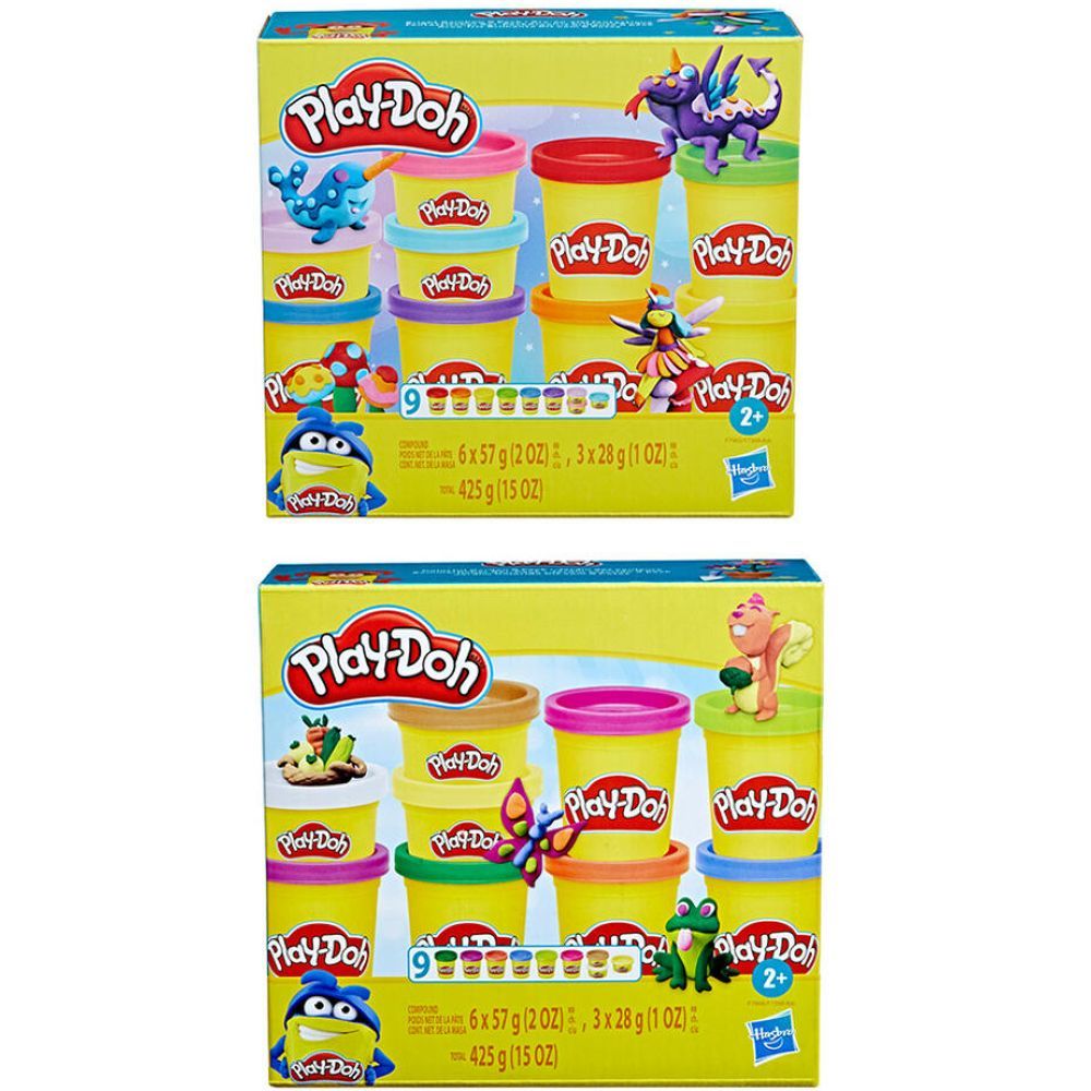 Play-Doh Colorful Compound Rainbow (Pack of 9)