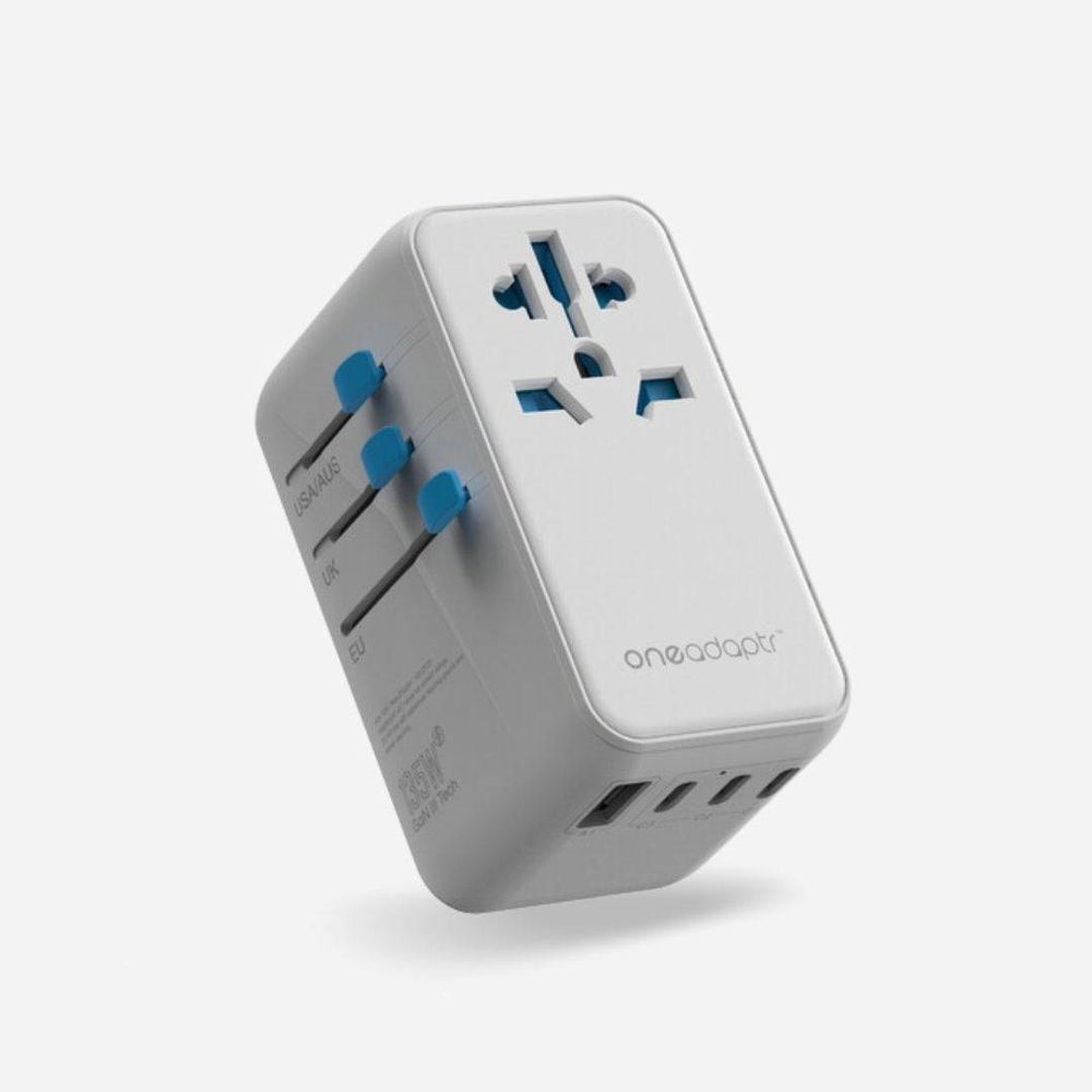 One World One Adaptr 135W Travel Adapter - White