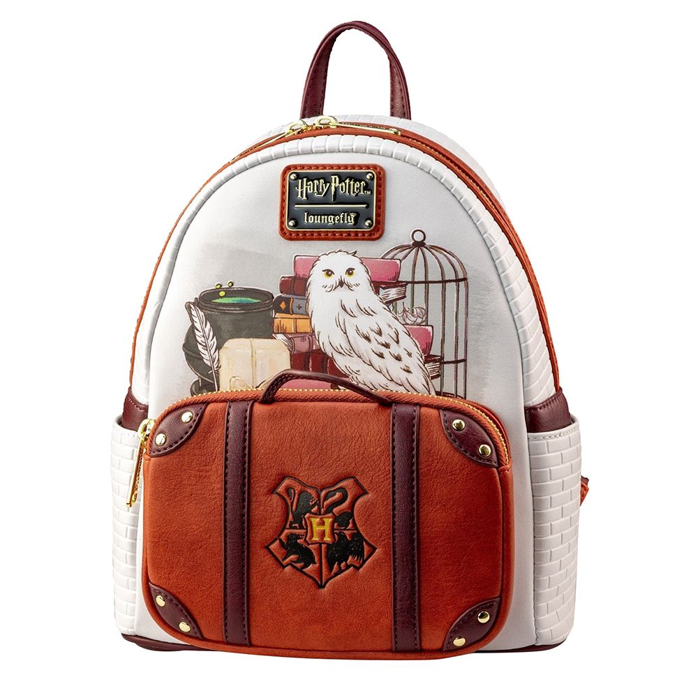 Loungefly! Leather Harry Potter Hogsmead Trip Mini Backpack