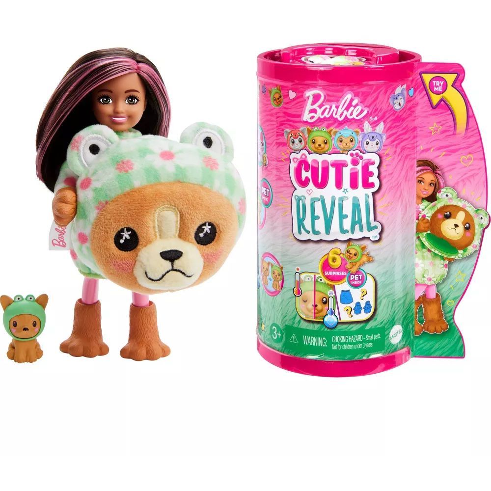 Barbie Dog In Frog Chelsea Costume Cuties Series Cutie Reveal Doll