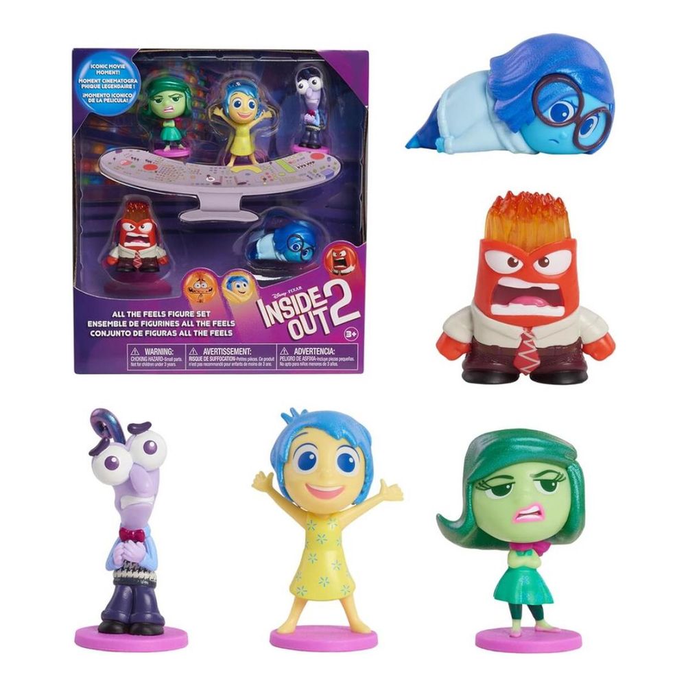 Disney Inside Out 2 All The Feels Mini Figures (Set of 5)