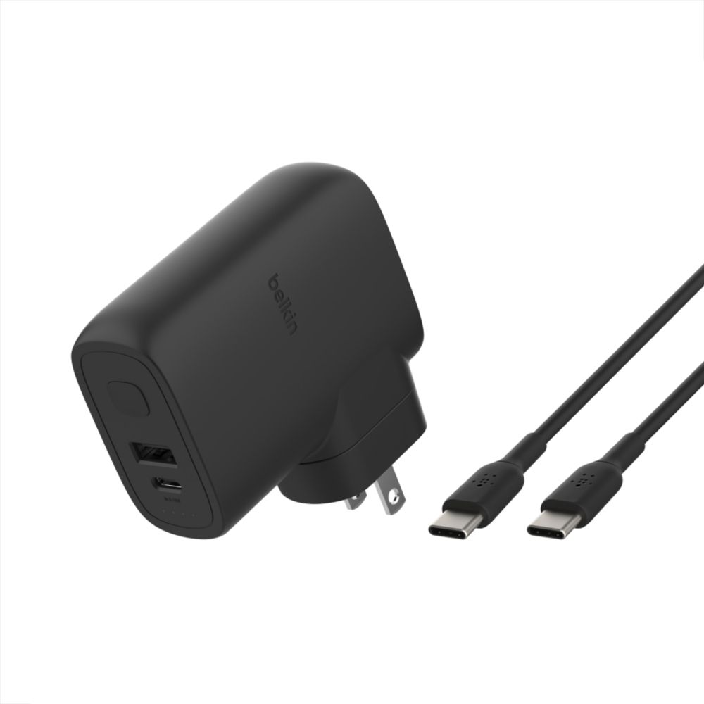 Belkin Powerbank 5000Mah 20W + Hybrid AC 25W Pd Multi Plugs Included - Black