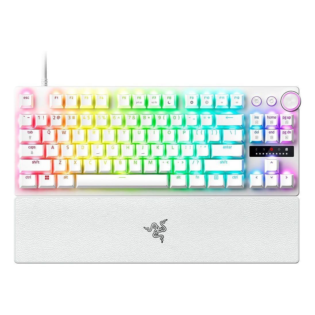 Razer Huntsman V3 Pro Tenkeyless Esports Gaming Keyboard - White