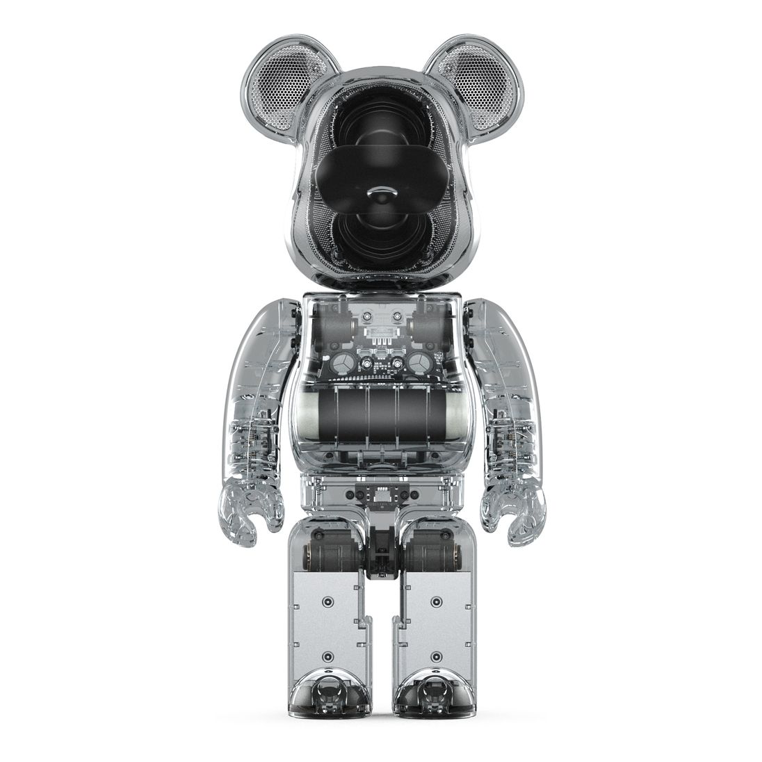 Bearbrick Audio 400% Portable Speaker - Clear