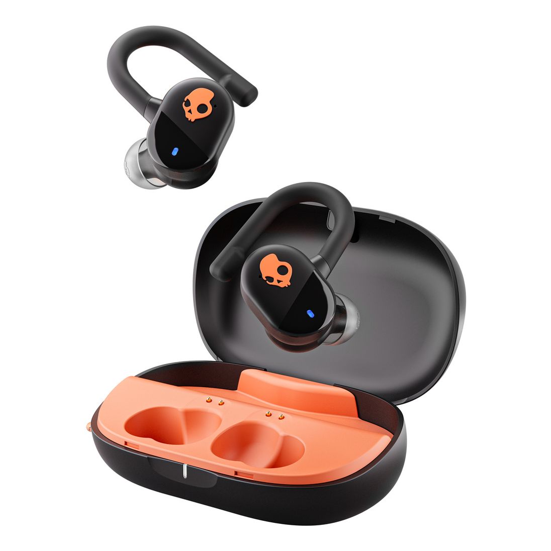 Skullcandy Push Play Active True Wireless In-Ear Earbuds - Black/Orange