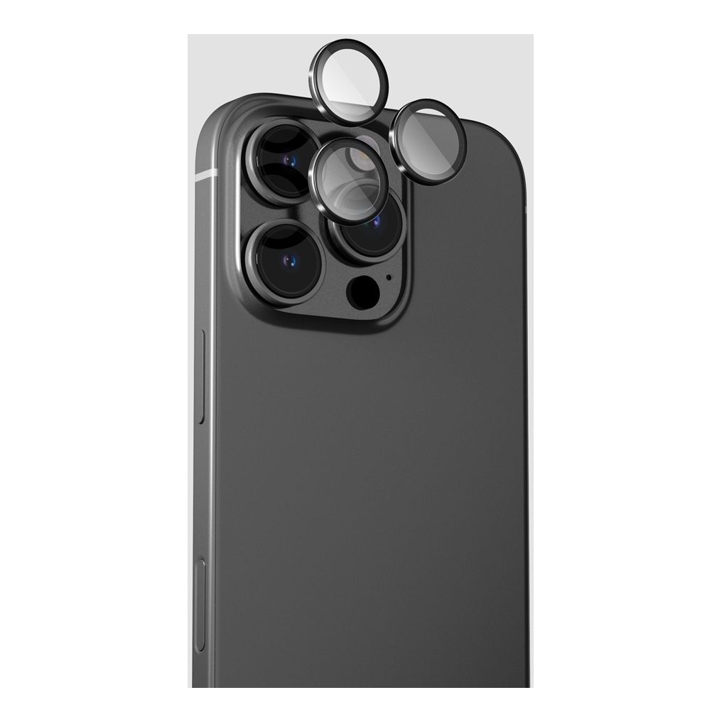 Gripp FOCAL Camera Lens Protector 3N1 For Apple iPhone 16 Pro & iPhone 16 Pro Max - Black