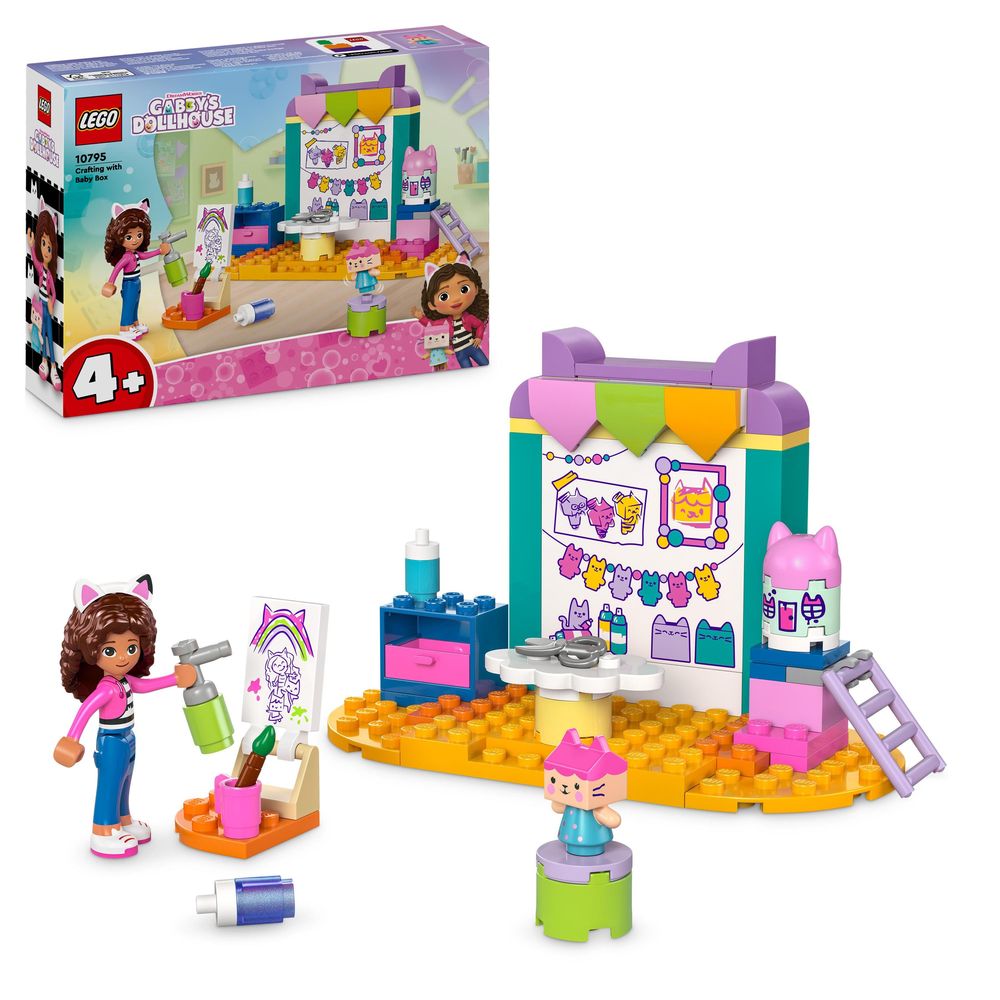 LEGO 4+ Gabbys Dollhouse Crafting with Baby Box Toy 10795