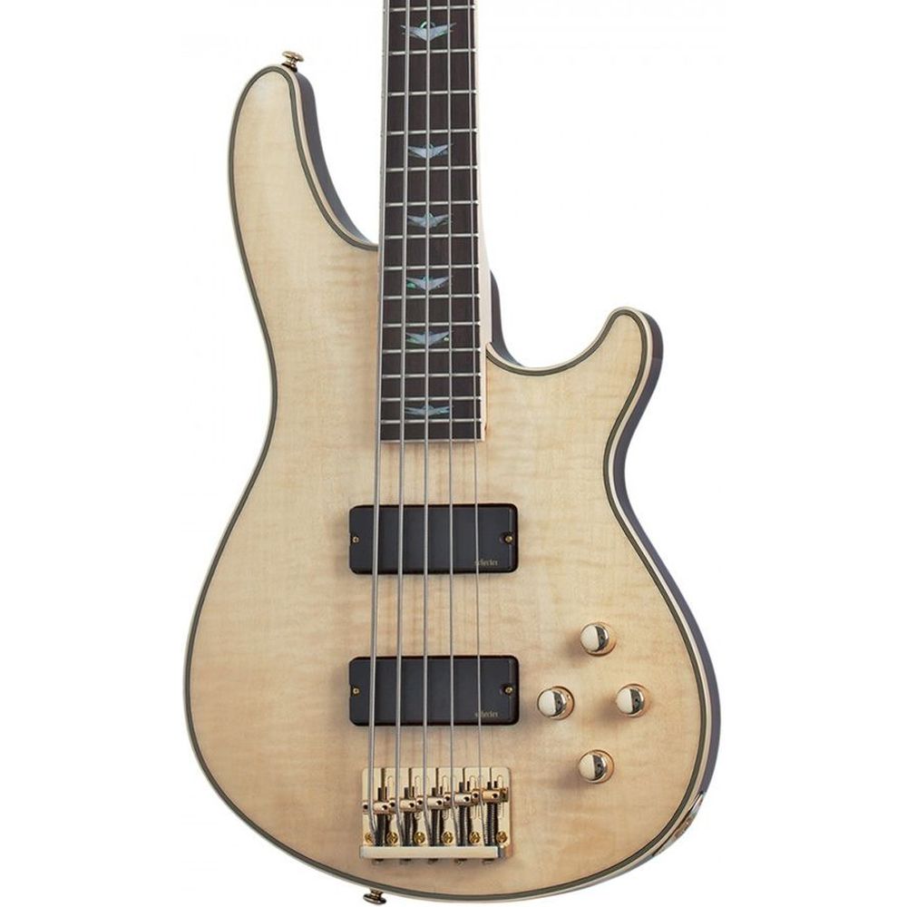 Schecter 2051 Omen Extreme-5 Bass Guitar - Gloss Natural