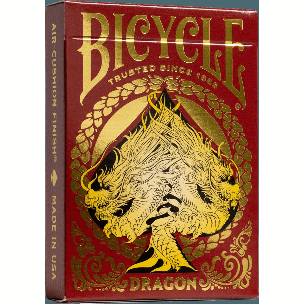 Bicycle Dragon Red Playing Cards