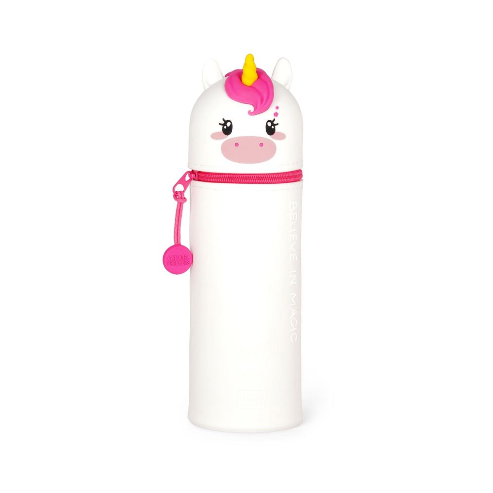 Legami 2-in-1 Silicone Pencil Case - Kawaii - Unicorn