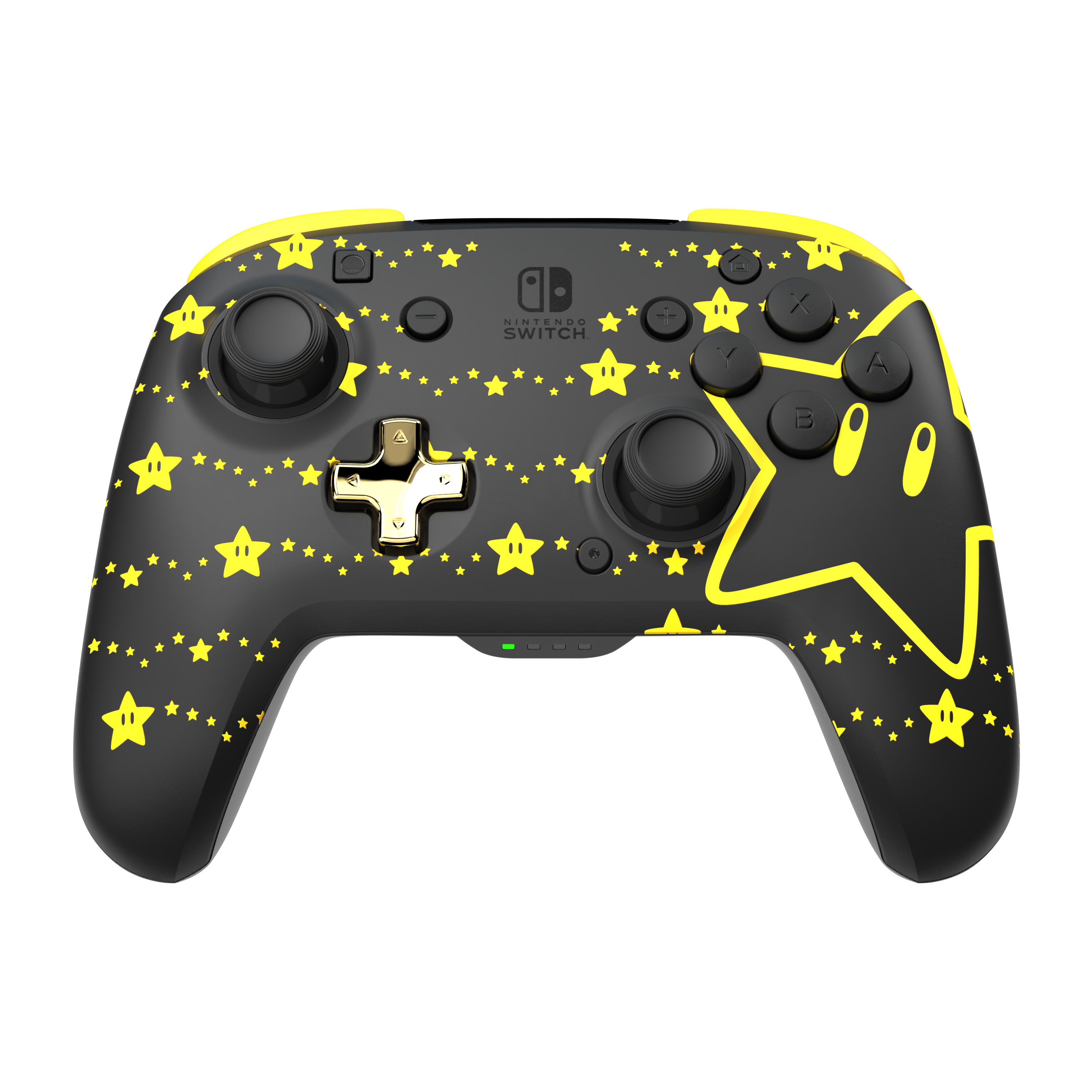 PDP Nintendo Switch Rematch Glow Wireless Controller - Super Stars Glow In The Dark