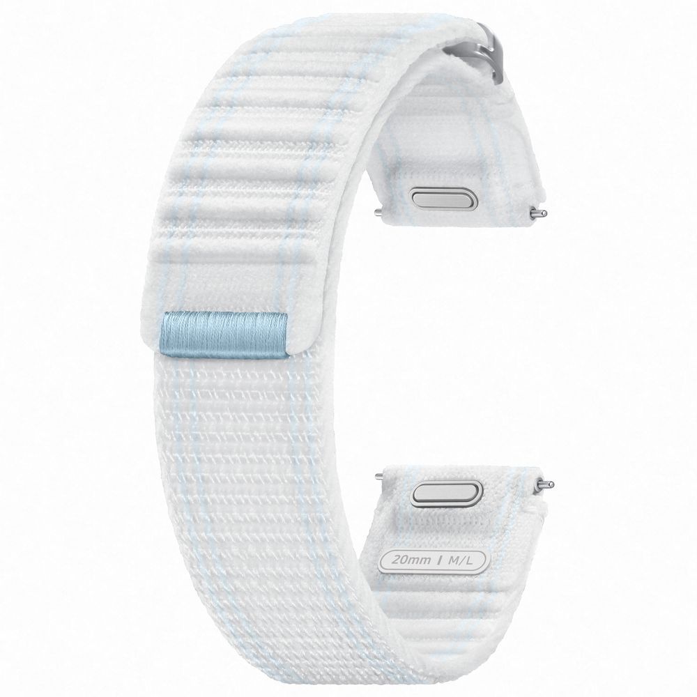 Samsung Watch 7 Strap Fabric Band - M/L - White