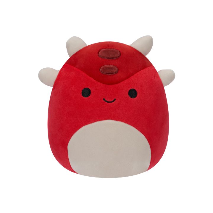 Squishmallows Sergio The Red Armored Dino 7.5-Inch Plush Toy