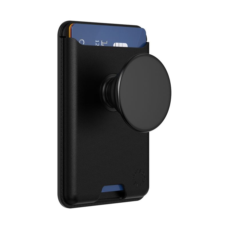 Popsockets Leather Magsafe Popwallet Plus Grip - Black