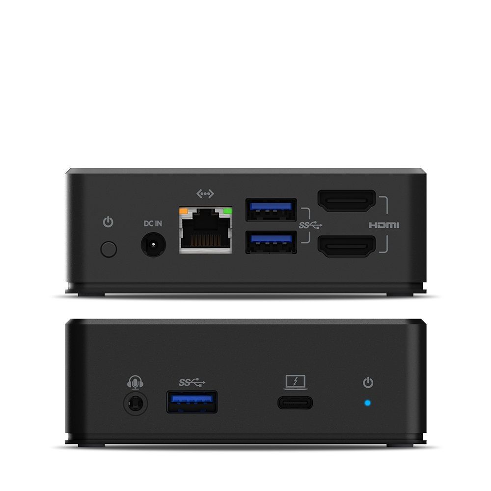 Belkin Connect USB-C Dual Display Docking Station (Displaylink) USB-C (Displaylink) - Black