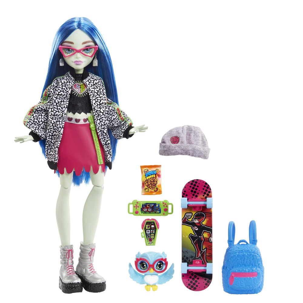 Monster High Ghoulia Yelp And Sir Hoots A Lot Doll