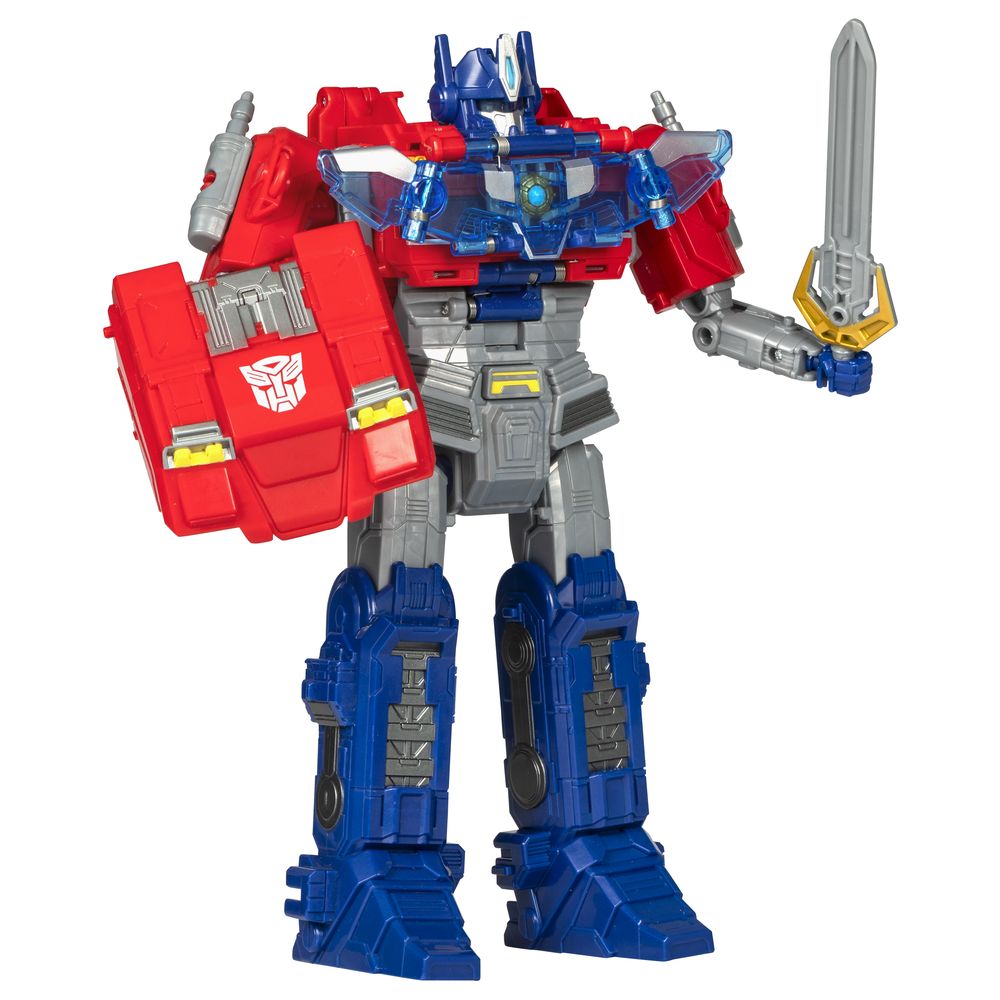 Transformers One Power Flip Optimus Prime 9.8-Inch Figure